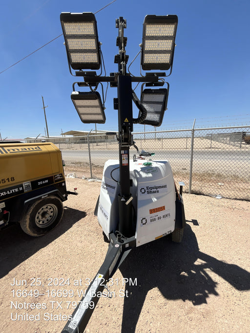 2024 Generac MLT2 Diesel, Flex Switch 120V Input, Powerzone Controller, 
(4) 320W LED Lights, 4kW Generator, 39.9 Gal Fuel Tank, 2" Ball, T3