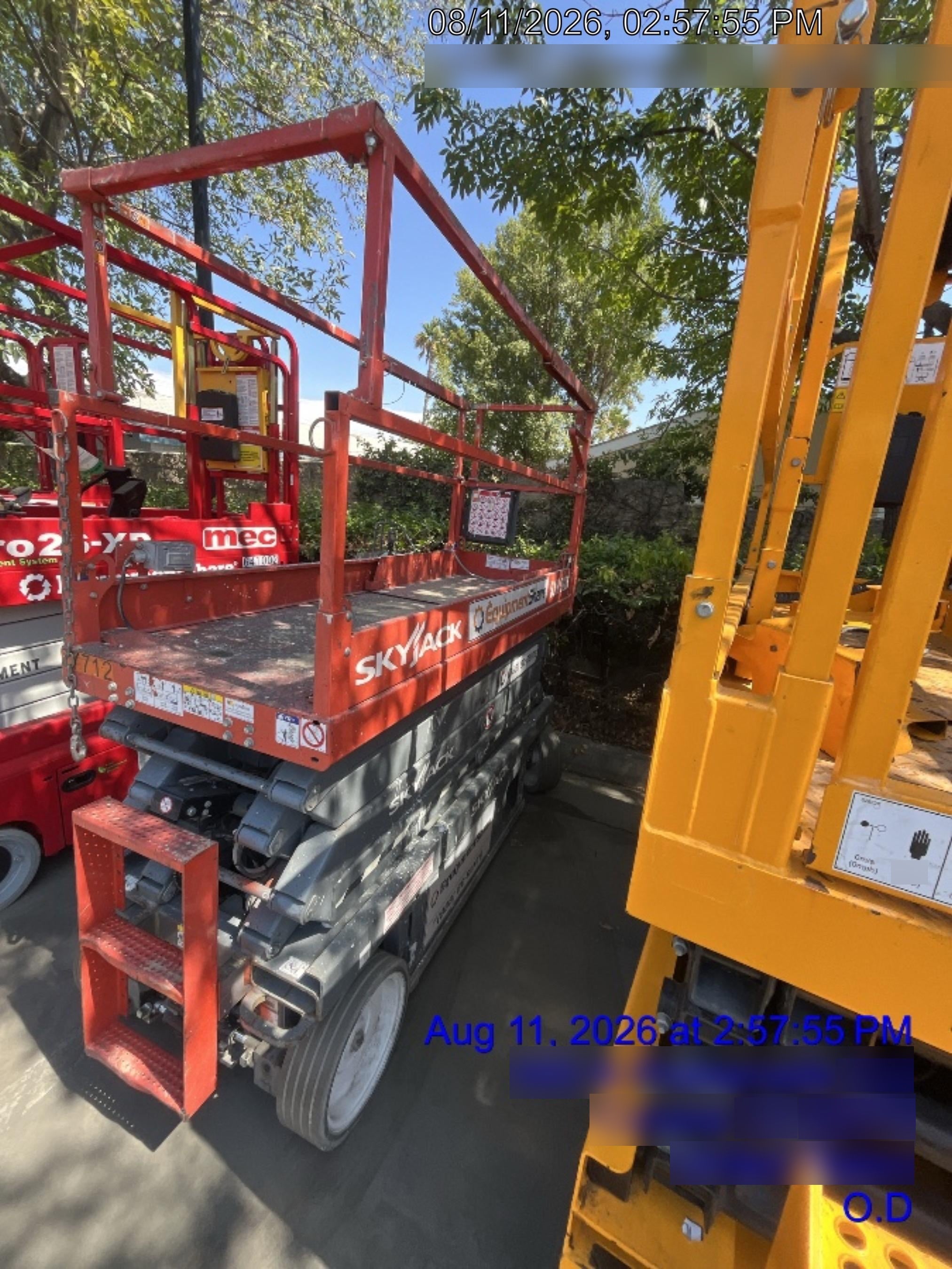 2019 Skyjack SJIII-3226 Standard Options