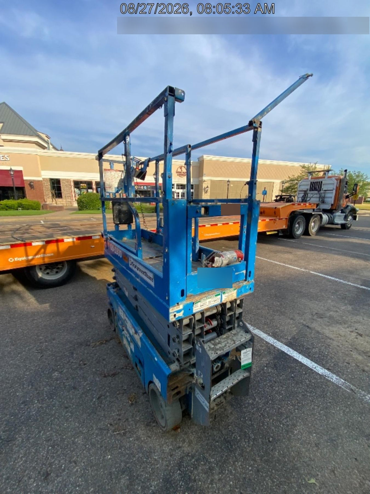2020 Genie GS-1930 Solid Non Marking Tires, Beacon, Folding rails with half height swing gate