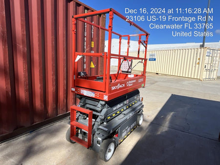 2024 Skyjack SJ3219 Electric Drive, Sld NM Tires, DBcns, RFRails, Power to Platform, T3 + Access Control