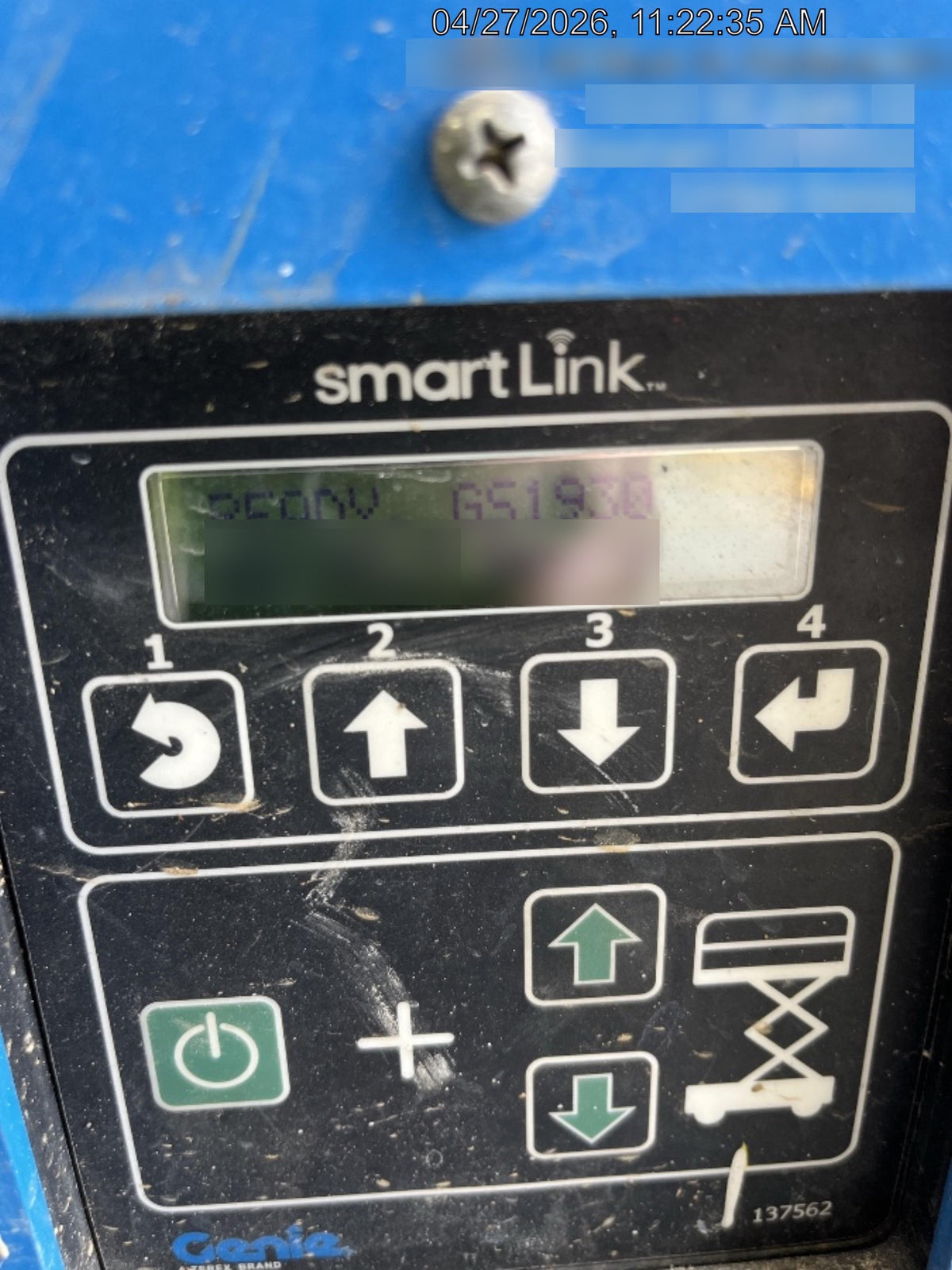 2020 Genie GS-1930 Standard Machine, 800W Inverter