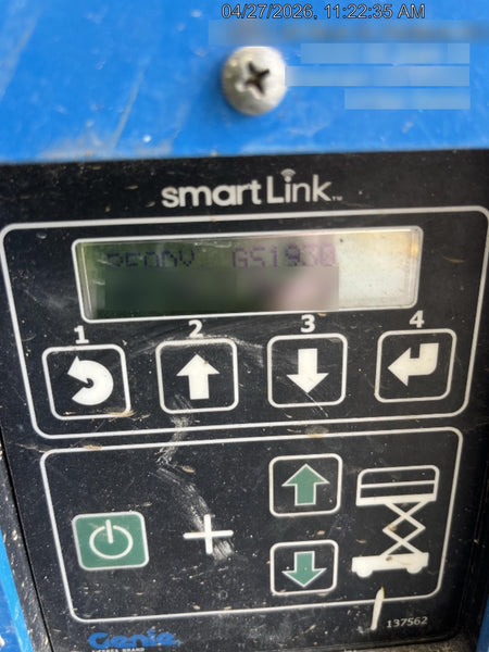 2020 Genie GS-1930 Standard Machine, 800W Inverter
