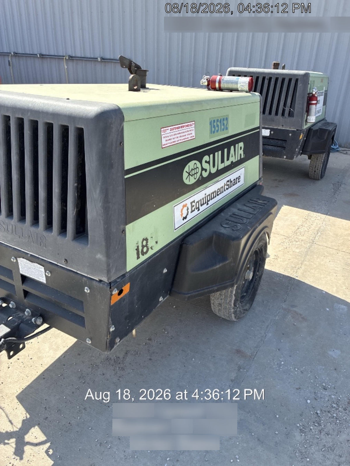 2021 SULLAIR 185D-DPQ KU4F