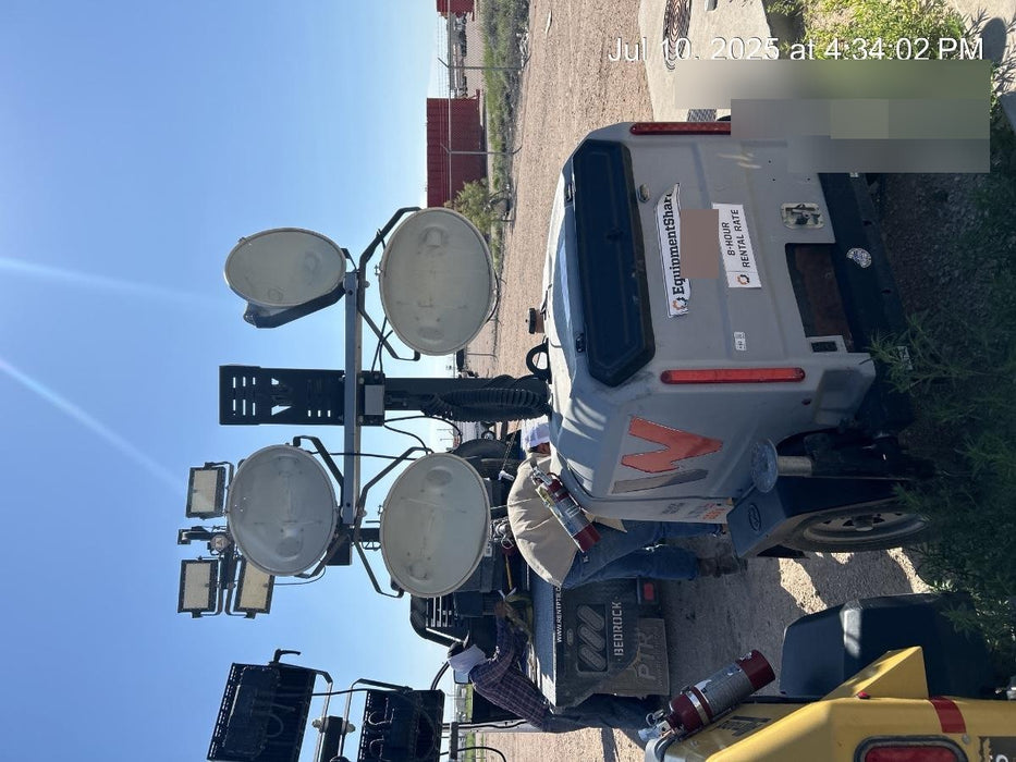 2018 Wacker Neuson LTV6L-MH Wacker Neuson LTV6L Mobile Light Tower w/Fuel Level Sensor Installed