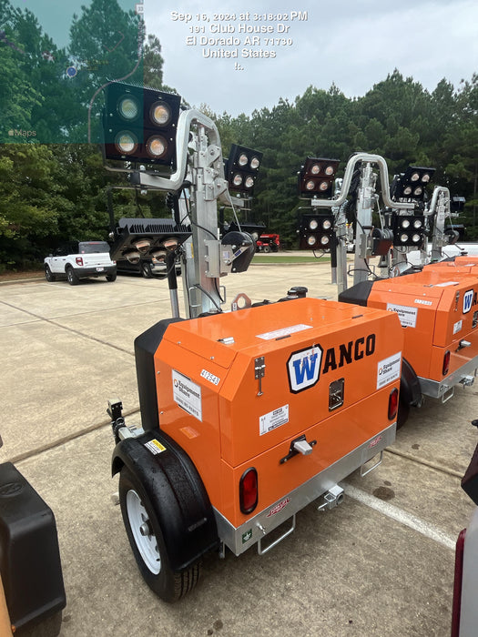 2024 Wanco WLTT-4MM4K Diesel, Deep Sea Controller, Shore Power Plug, Auto Start, (4) 350W LED Floodlights, 4kW Generator, 60 Gal Fuel Tank, 2" Ball, T3
