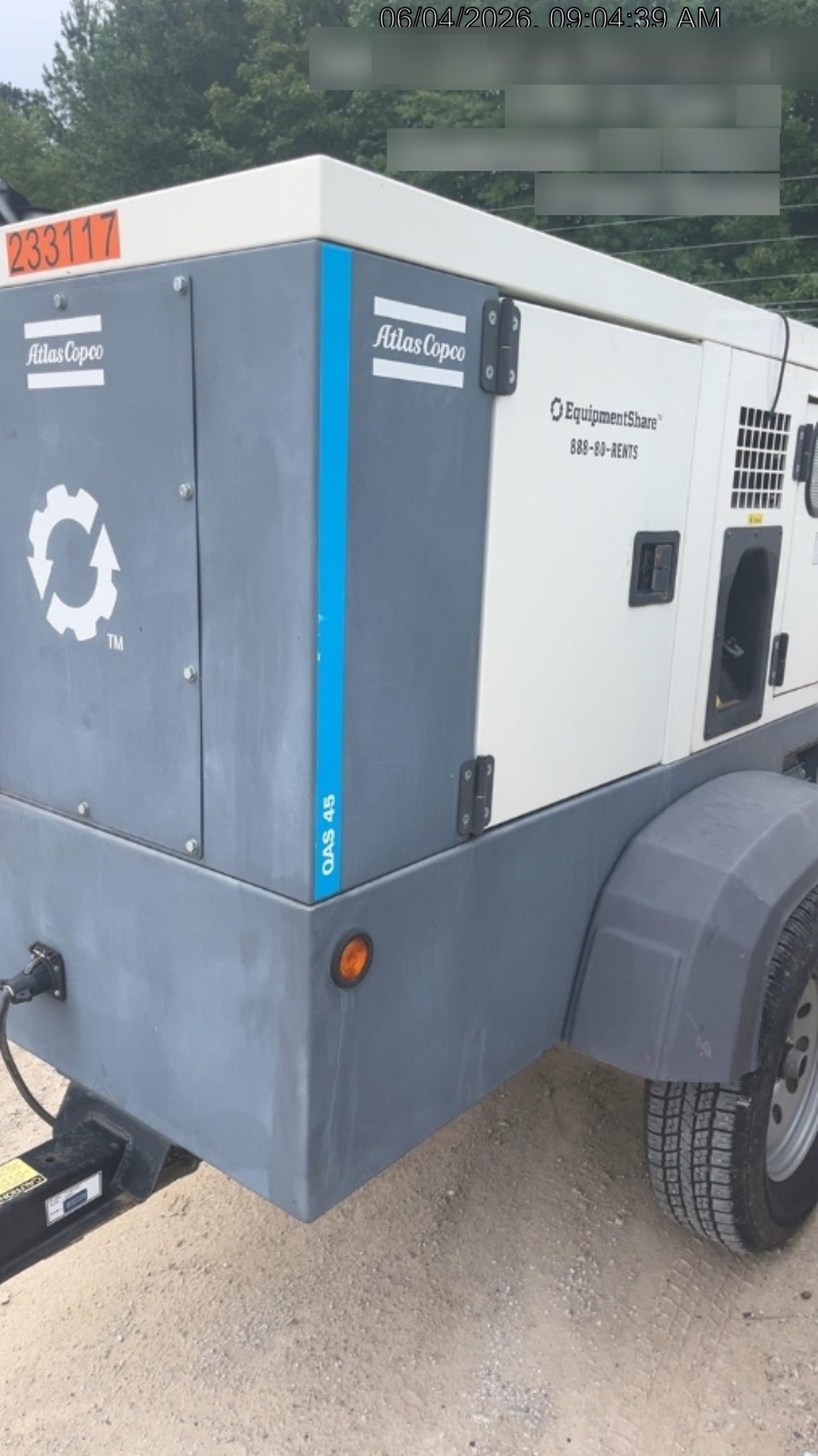 2022 ATLAS COPCO QAS45 CWK