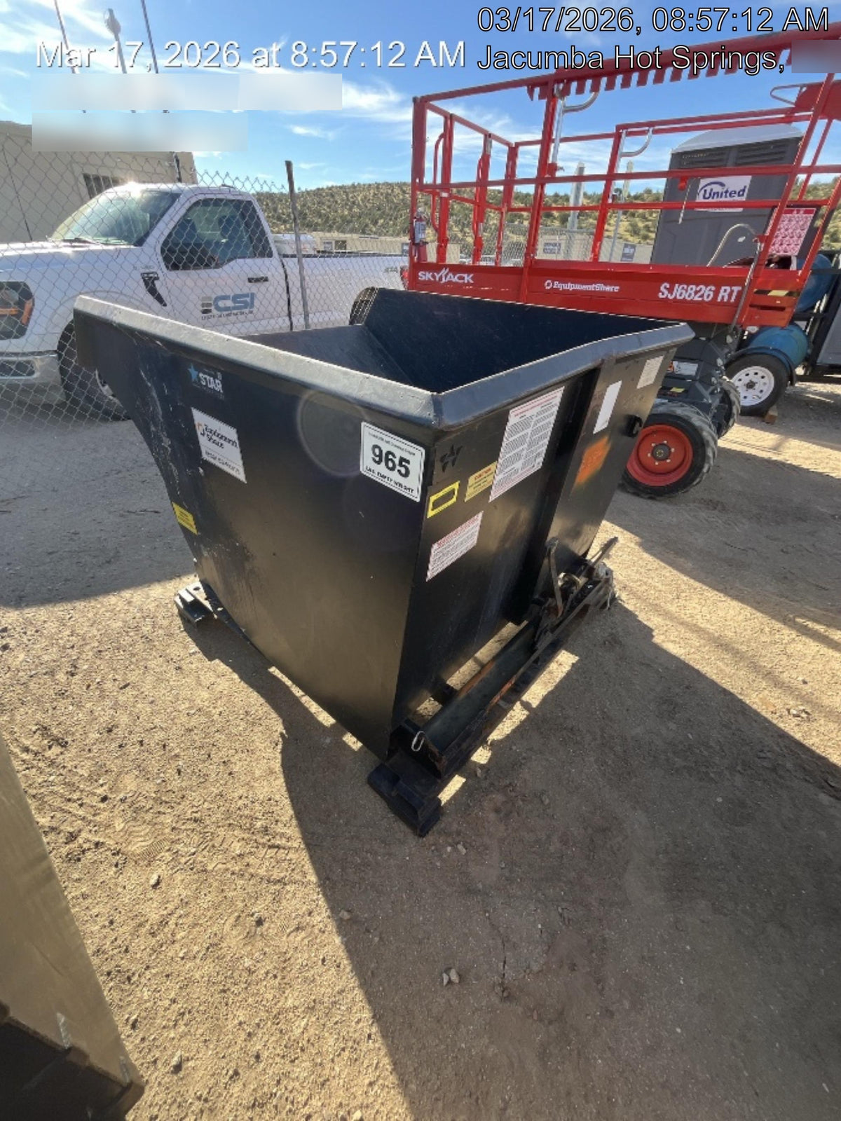 2024 STAR INDUSTRIES M-1820 - Self-Dump Hopper