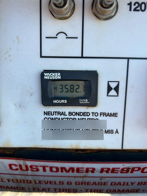 2019 Wacker Neuson LTV6L-MH Mobile Light Tower w/Fuel Level Sensor Installed