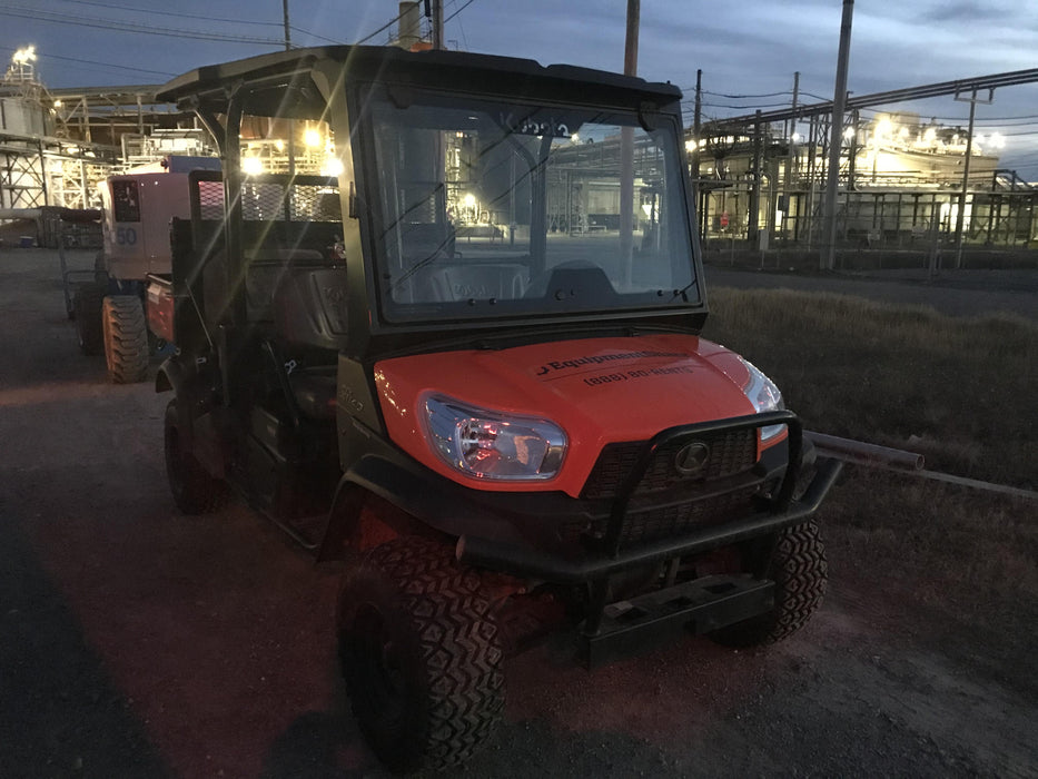 Kubota RTV-X1140W-H Kubota RTVX1140WH 4wd Utility Cart, LED Strobe, Windshield Tempered Glass, Pastic Canopy, Wire Harness Kit, Backup Alarm
