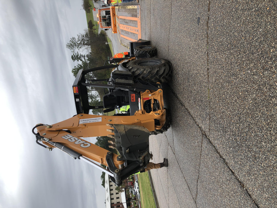 2019 Case 580N EP Canopy, 4WD, GP Front Bucket, Standard Stick, 2-Way Aux Hydraulics, ISO Controls