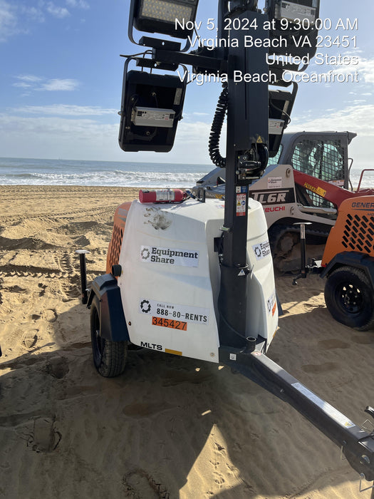 2023 Generac MLT2 Diesel, Flex Switch 120V Input, Powerzone Controller, (4) 320W LED Lights, 4kW Generator, 39.9 Gal Fuel Tank, 2" Ball, T3