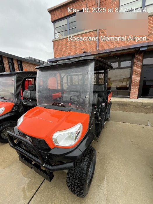 2022 Kubota RTV-X1140W-H Plastic Canopy, Windshield Acrylic Clear, LED Strobe Light, Wire Harness Kit, Back up Alarm