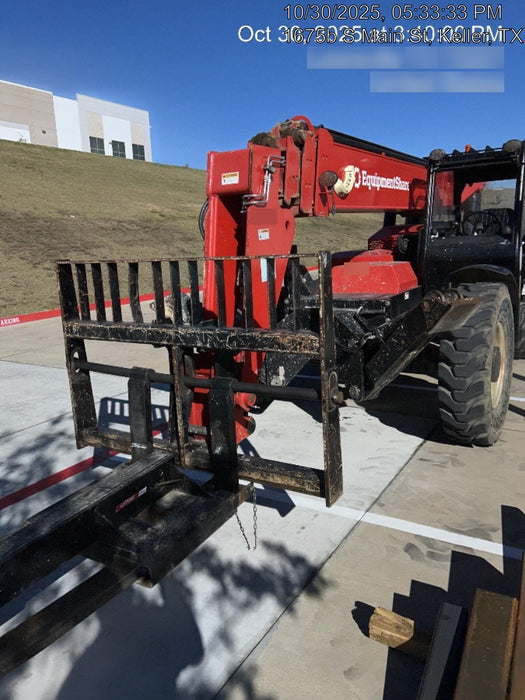 2019 Manitou MTA10055 Canopy, 120 HP, Solid Tires, Work Lights, Lift Hook, Auxiliary Hydraulics 66" Carriage and 60" Forks