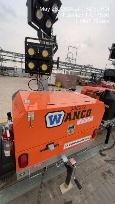 2024 Wanco WLTT-4MM4K Diesel, Deep Sea Controller, Shore Power Plug, Auto Start, (4) 350W LED Floodlights, 4kW Generator, 60 Gal Fuel Tank, 2" Ball, T3