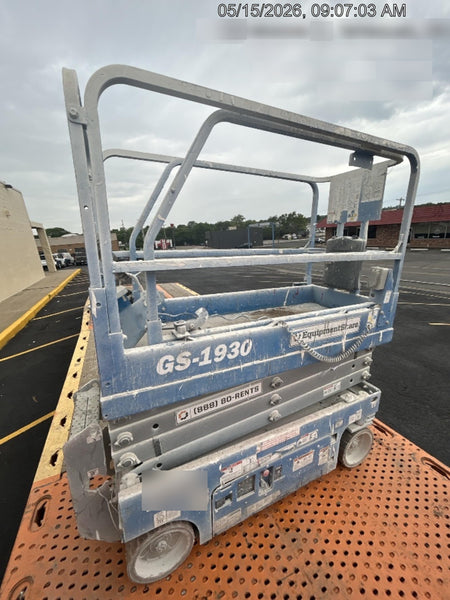 2019 Genie GS-1930 Fixed Rails with Chain Entry