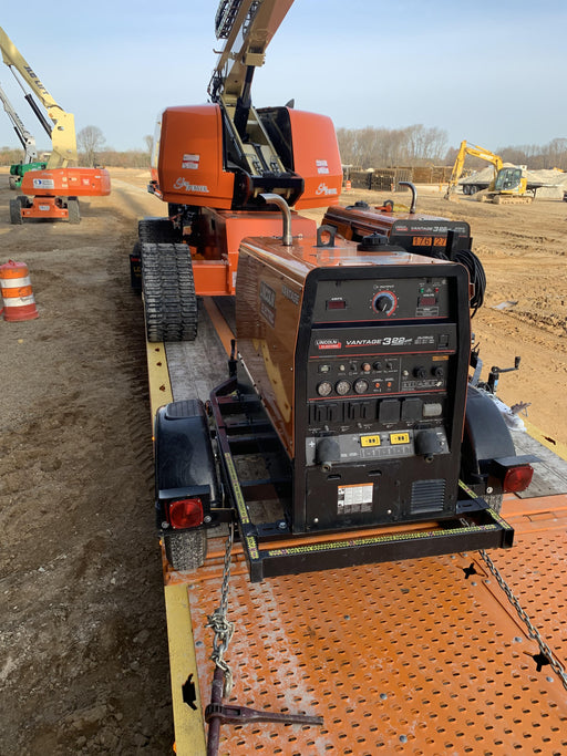 2021 Lincoln Electric Vantage 322 Vantage 322 Ready Pak 3 w/ Decals, ORANGE (includes trailer, cable rack, fender light kit) NO Telematics
