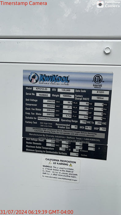 2023 KWIKOOL KPO12-23H