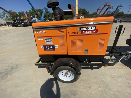 2021 Lincoln Electric Vantage 549X Ready Pak 3, ORANGE (includes trailer, cable rack, fender light kit)