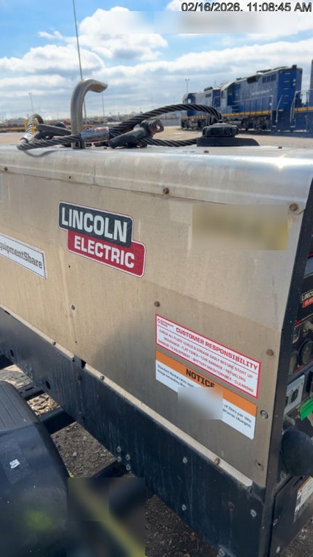 2019 Lincoln Electric Vantage 322 Welder Ready-Pak 3, Two wheel trailer, Fender and Light kit, Cable Rack