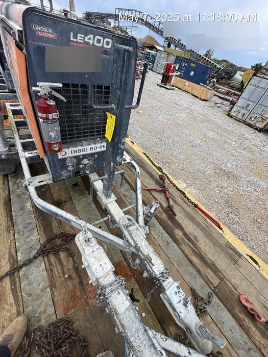 2022 Lincoln Electric LE400 Kubota V1505, Trlr, Cable Rack, Light Kit, ES Decals, T3