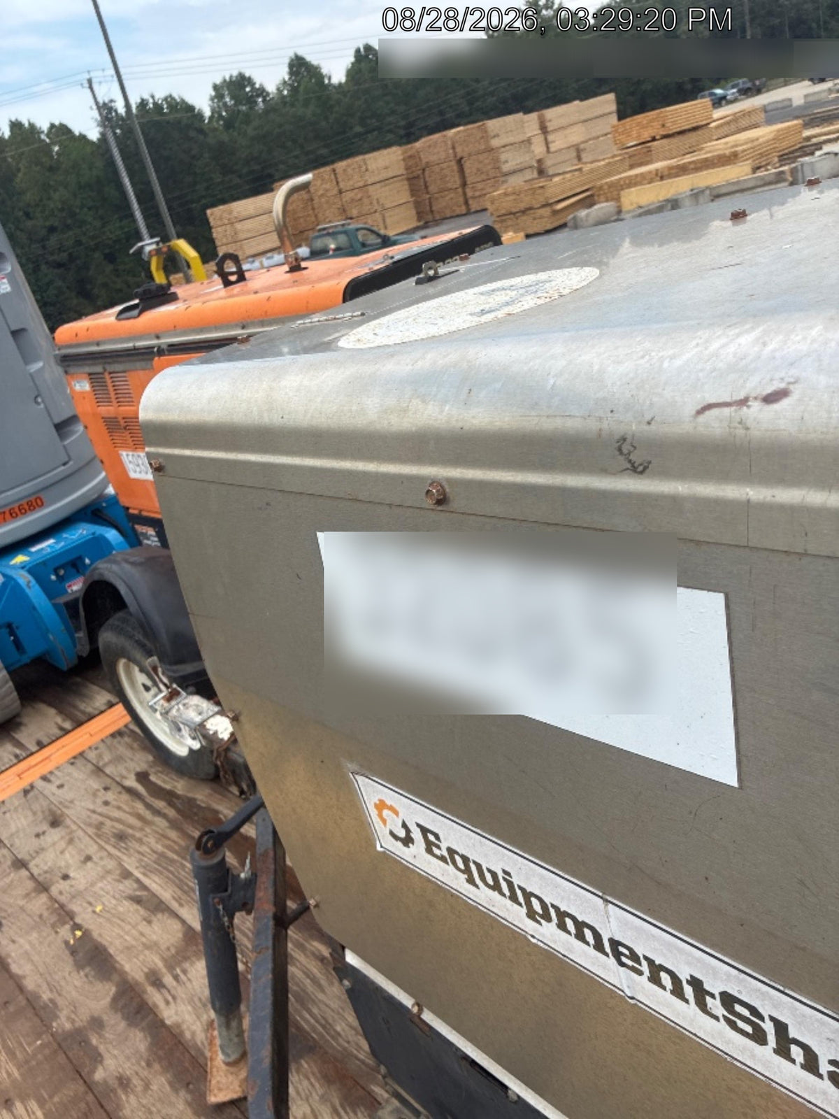 2019 Lincoln Electric Vantage 322 Welder Ready-Pak 3, Two wheel trailer, Fender and Light kit, Cable Rack
