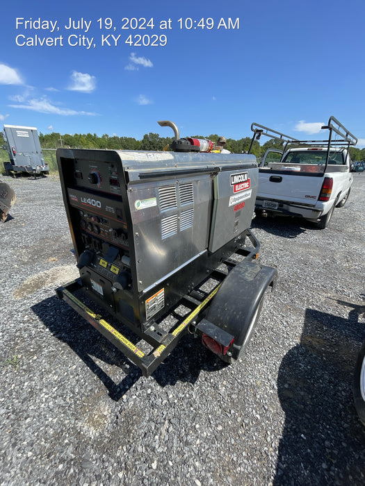 2024 Lincoln Electric LE400 Kubota V1505, Trlr, Cable Rack, Light Kit, ES Decals, T3