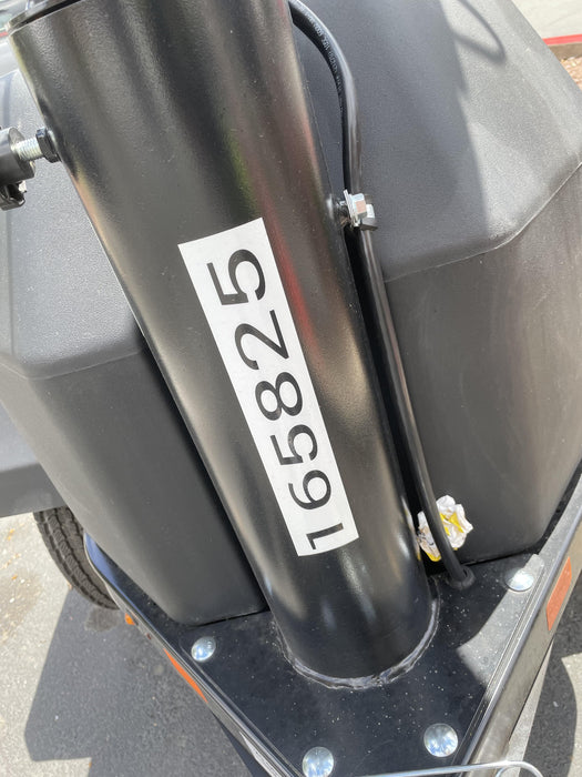 2021 Allmand NLV3GR (4) LED Light Fixture 350W, 23' Vertical Mast, 3kW Prime, Towable, Deep Sea L401, Leveling Jacks, Yanmar T4F 5.8hp