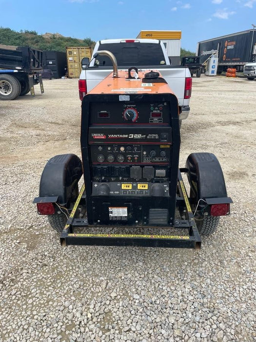 2021 Lincoln Electric Vantage 322 Vantage 322 Ready Pak 3 w/ Decals, ORANGE (includes trailer, cable rack, fender light kit) NO Telematics