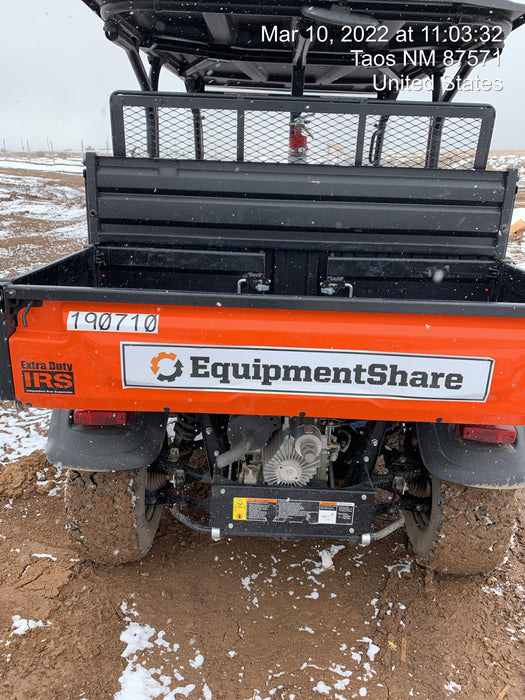 2022 Kubota RTV-X1140W-H Plastic Canopy, Windshield Acrylic Clear, LED Strobe Light, Wire Harness Kit, Back up Alarm