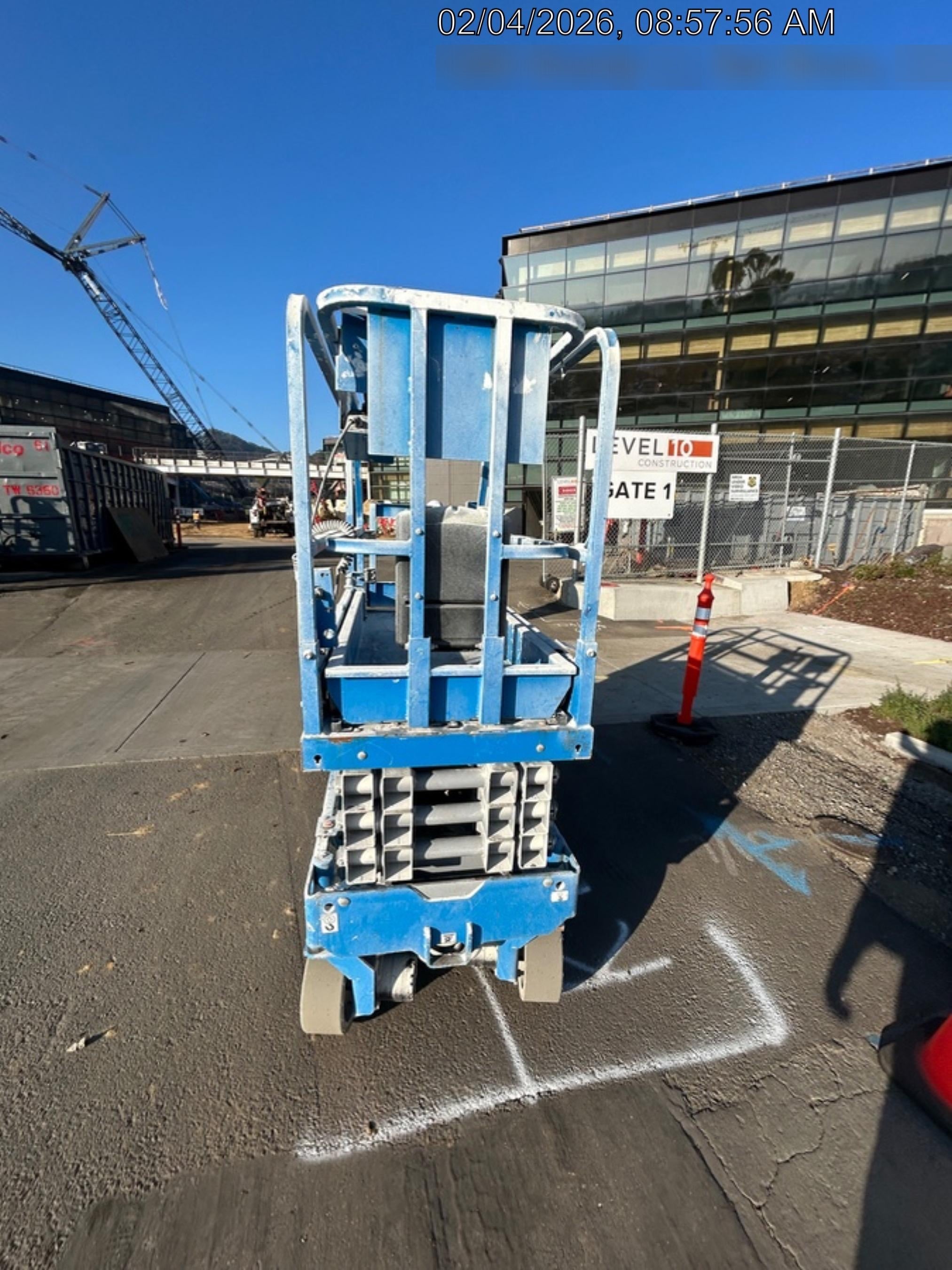 2019 Genie GS-1930 Half Height Swing Gate, 800W Inverter