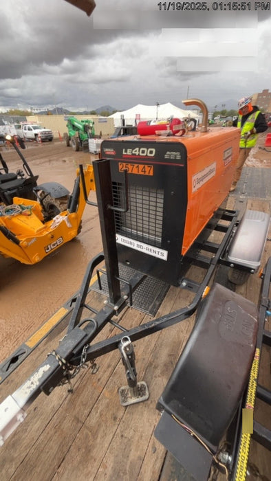 2022 Lincoln Electric LE400 Kubota V1505, Trlr, Cable Rack, Light Kit, ES Decals, T3