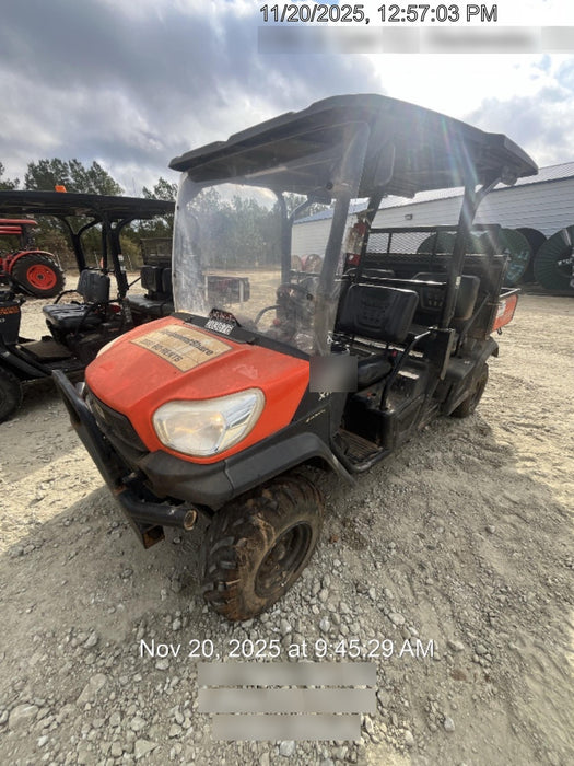 2022 Kubota RTV-X1140W-H Plastic Canopy, Windshield Acrylic Clear, LED Strobe Light, Wire Harness Kit, Back up Alarm