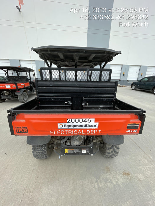 2022 Kubota RTV-X1140W-H Plastic Canopy, Windshield Acrylic Clear, LED Strobe Light, Wire Harness Kit, Back up Alarm