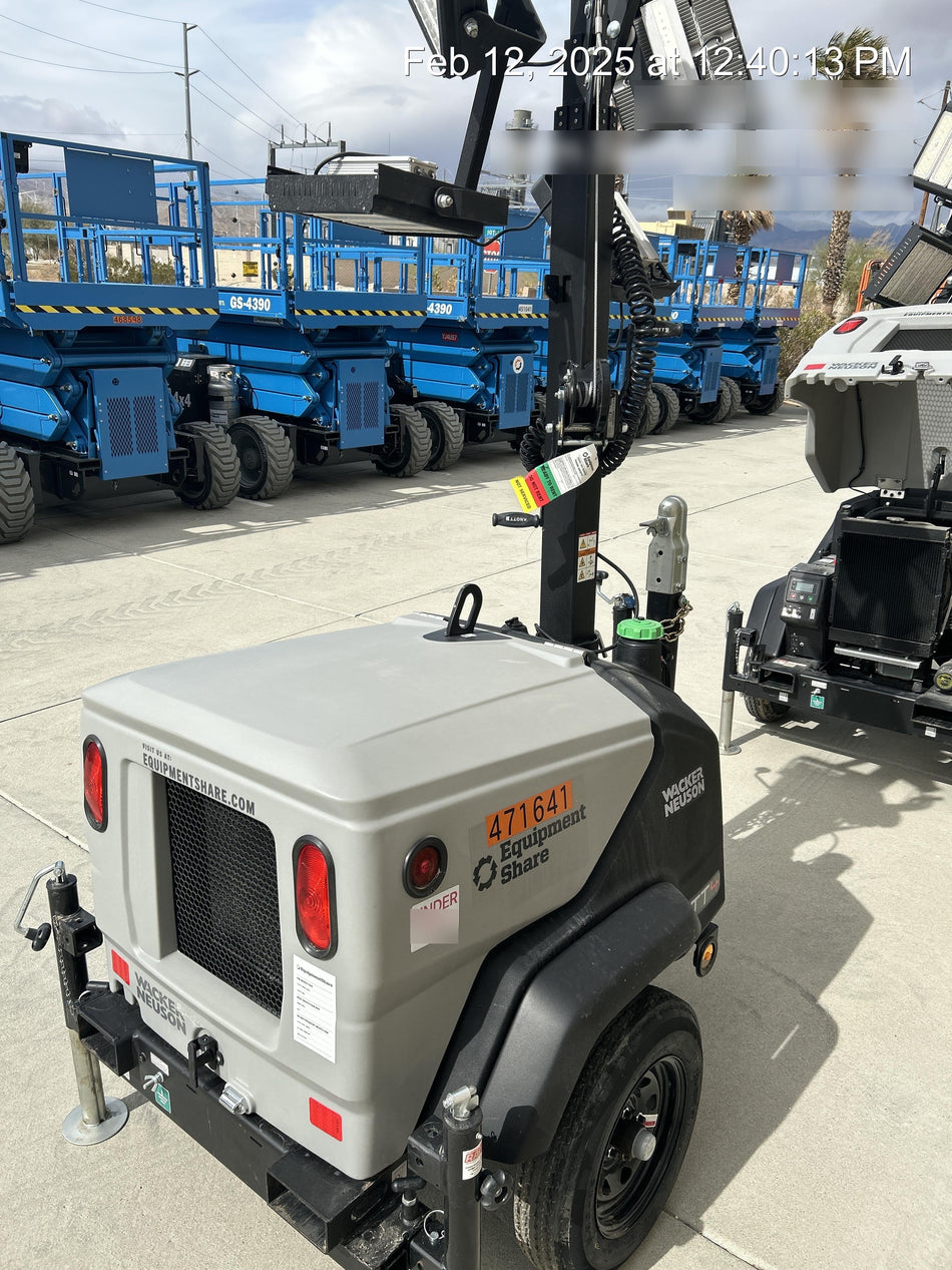 2024 Wacker Neuson LTT4 Diesel, Kohler KDW702, Deep Sea Controller, Auto Start, LED 320W, Bypass Outlet, T3