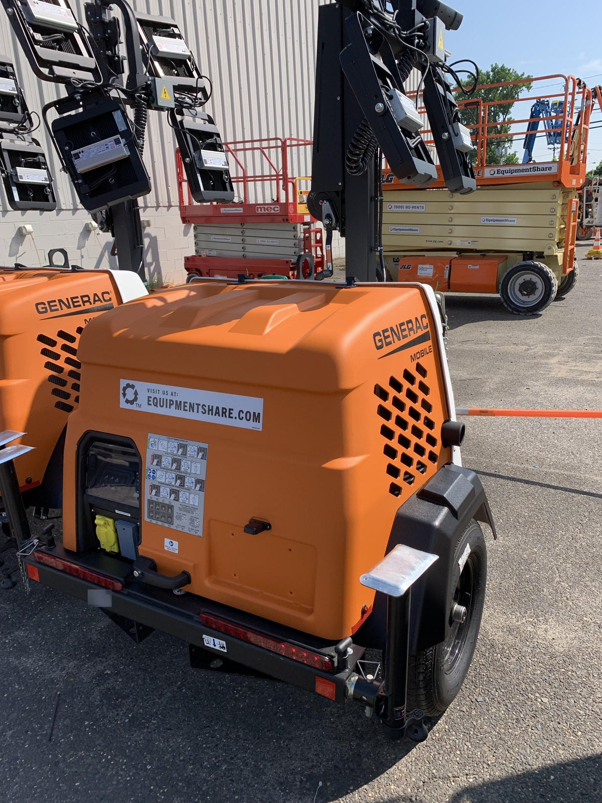 2023 Generac MLT2 Diesel, Flex Switch 120V Input, Powerzone Controller, (4) 320W LED Lights, 4kW Generator, 39.9 Gal Fuel Tank, 2" Ball, T3