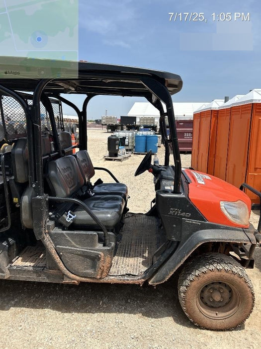 2022 Kubota RTV-X1140W-H Plastic Canopy, Windshield Acrylic Clear, LED Strobe Light, Wire Harness Kit, Back up Alarm