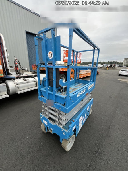 2020 Genie GS-1930 Solid Non Marking Tires, Beacon, Folding rails with half height swing gate, 800W Inverter