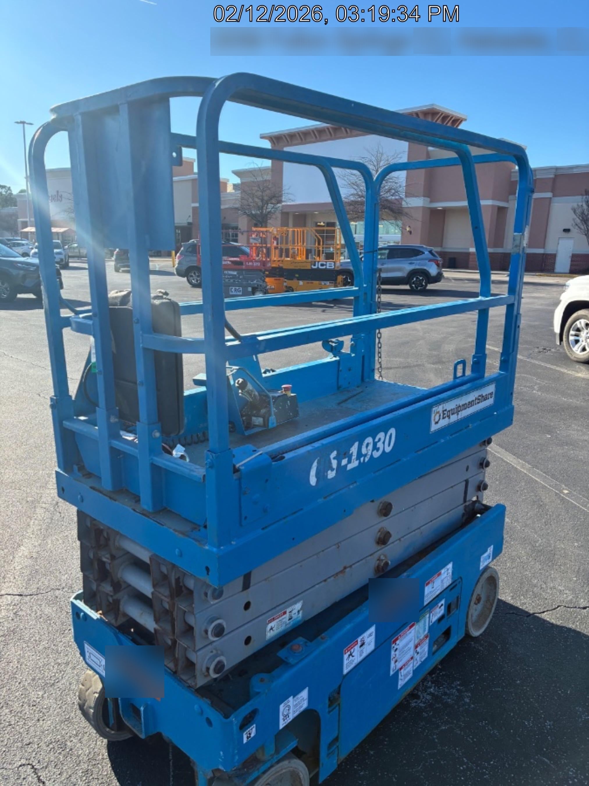 2019 Genie GS-1930 Fixed rails with chain Entry