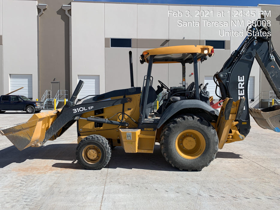 2020 John Deere 310LEP - Extendable Stick Canopy, 4WD, Extendable Stick, Pilot Controls, 2 Way Hydraulics, TAG Manual QC