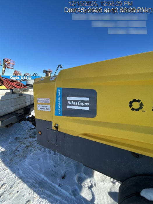 2023 ATLAS COPCO XAS 400-150 PACE