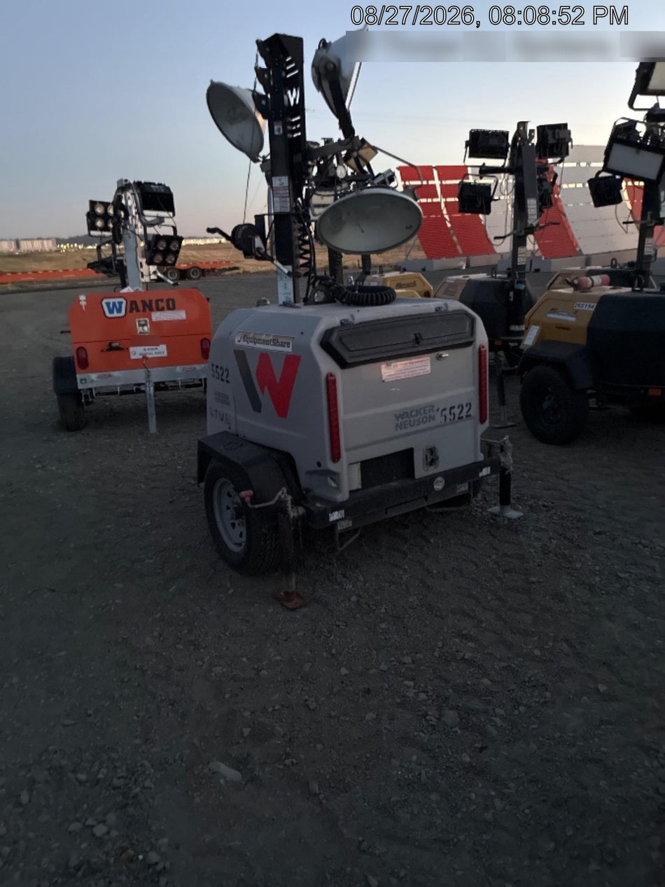 2017 Wacker Neuson LTV6L-MH Wacker Neuson 6 kW Towable Light Generator