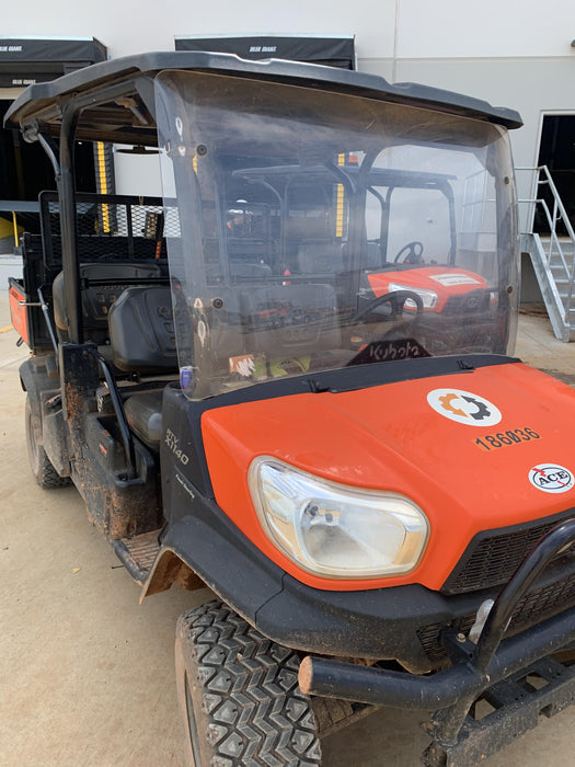 2021 Kubota RTV-X1140W-H Plastic Canopy, Windshield Acrylic Clear, LED Strobe Light, Wire Harness Kit, Back up Alarm