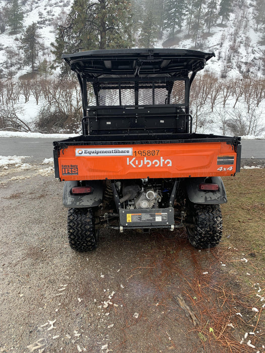 2022 Kubota RTV-X1140W-H Plastic Canopy, Windshield Acrylic Clear, LED Strobe Light, Wire Harness Kit, Back up Alarm