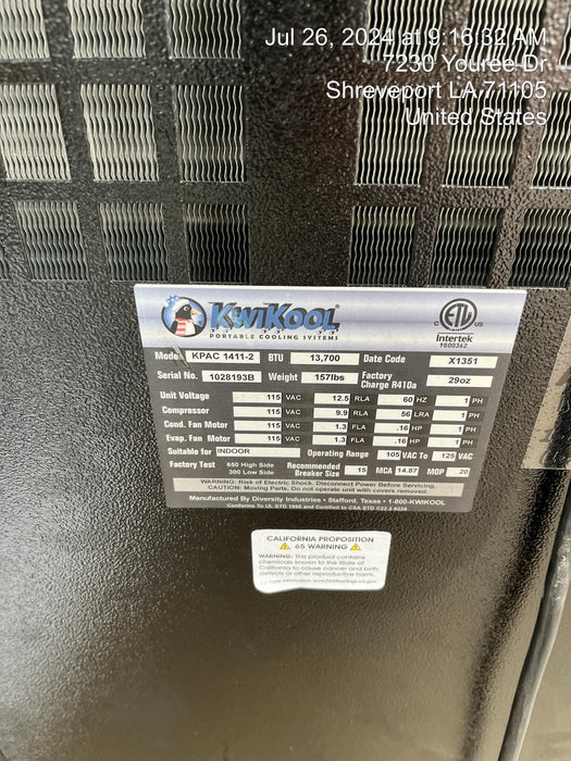 2023 KWIKOOL KPAC1411-2