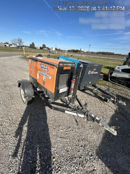 2021 Lincoln Electric Vantage 322 Vantage 322 Ready Pak 3 w/ Decals, ORANGE (includes trailer, cable rack, fender light kit) NO Telematics