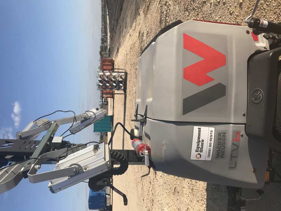 2019 Wacker Neuson LTV6K-LED LTV6K Light Tower, LED 300W, Telematics EQ SH Kubota