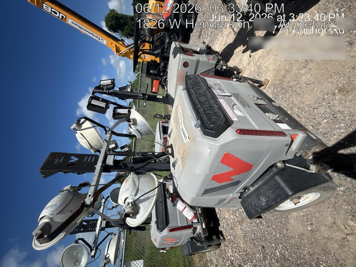 2019 Wacker Neuson LTV6L-MH Wacker Neuson LTV6L Mobile Light Tower w/Fuel Level Sensor Installed