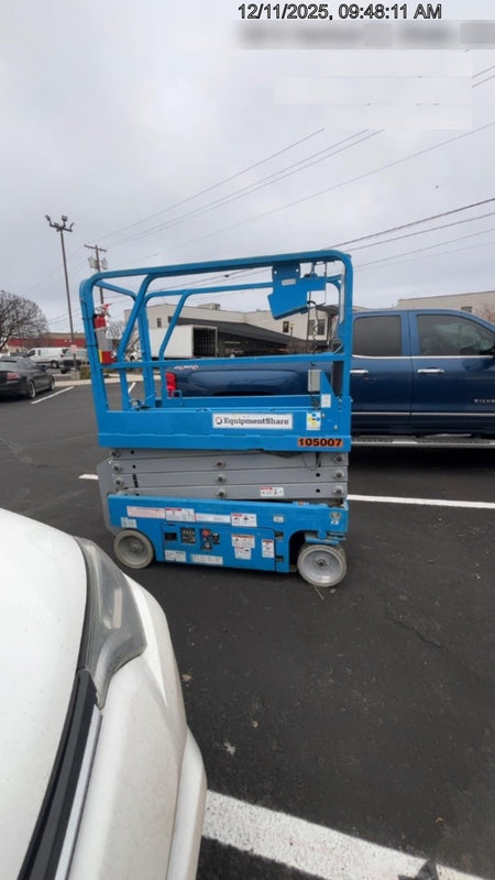 2020 Genie GS-1930 Fixed rails with chain entry gate - Pre A92.20, 800W Inverter