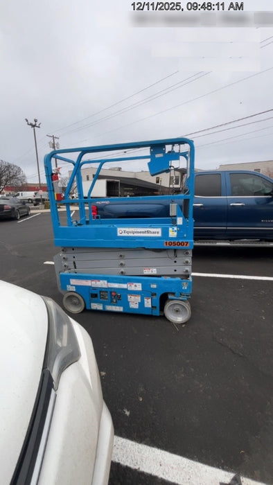 2020 Genie GS-1930 Fixed rails with chain entry gate - Pre A92.20, 800W Inverter