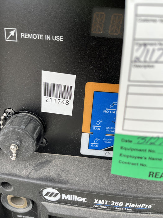 2021 MILLER ELECTRIC XMT 350